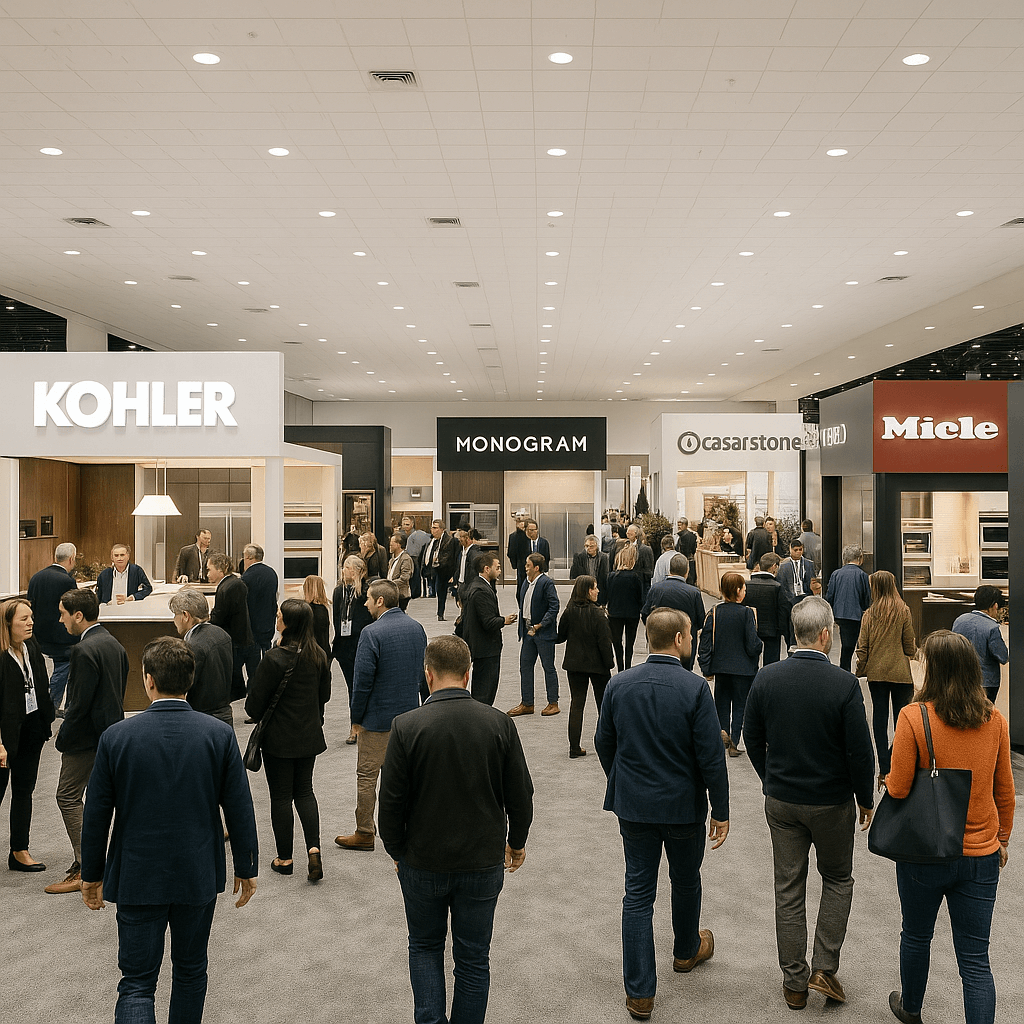 Kitchen & Bath Industry Show 2026 in Orlando with brand booths and visitors